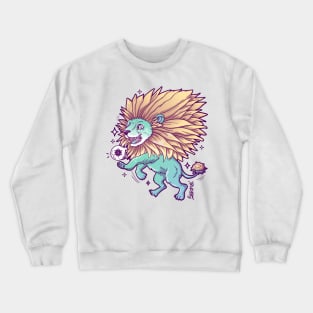 Dandy lion dandelion pun Crewneck Sweatshirt